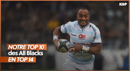 🇳🇿 Top 10 des All Blacks qui ont laissé leur empreinte dans le Top 14