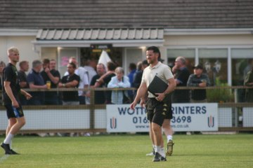 Interviewing Buckland Athletic manager Matt Cusack
