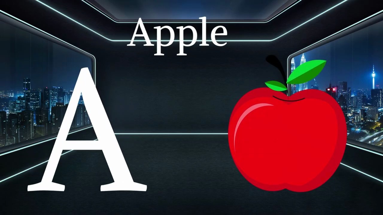 A for Apple 🍏  Best ABC Song for Kids _ Phonics Sounds & Alphabet Learning