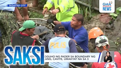 Namatay sa pagguho ng pader sa boundary ng Tagaytay at Silang, Cavite, umakyat na sa 3 | Saksi
