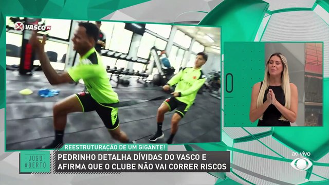 Pedrinho abre o coração sobre crise do Vasco; Dracena elogia sinceridade de presidente