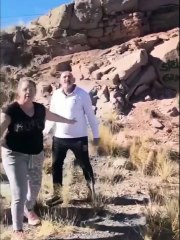 Turismo tóxico: la Justicia identificó a los vándalos que dañaron la montaña con aerosol y ahora enfrentan una multa millonaria