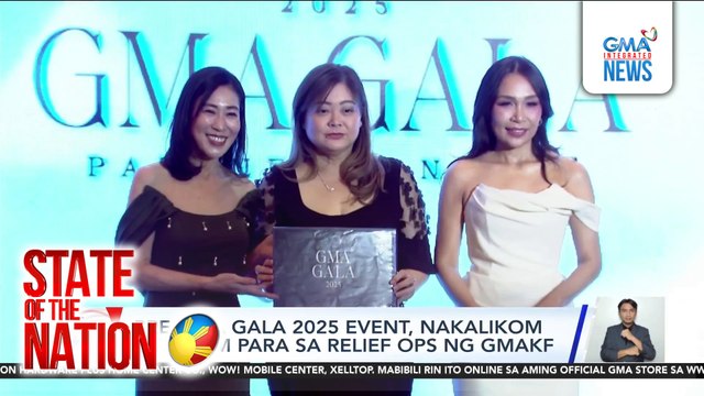 Pre-GMA Gala 2025 event, nakalikom ng P2.5M para sa relief ops ng GMAKF | SONA