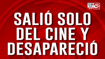 Tiene autismo, salió solo del cine y desapareció... ¿qué pasó con Marcos?