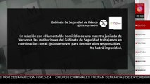 Homicidio de maestra jubilada en Veracruz, no quedará impune, aseguran autoridades
