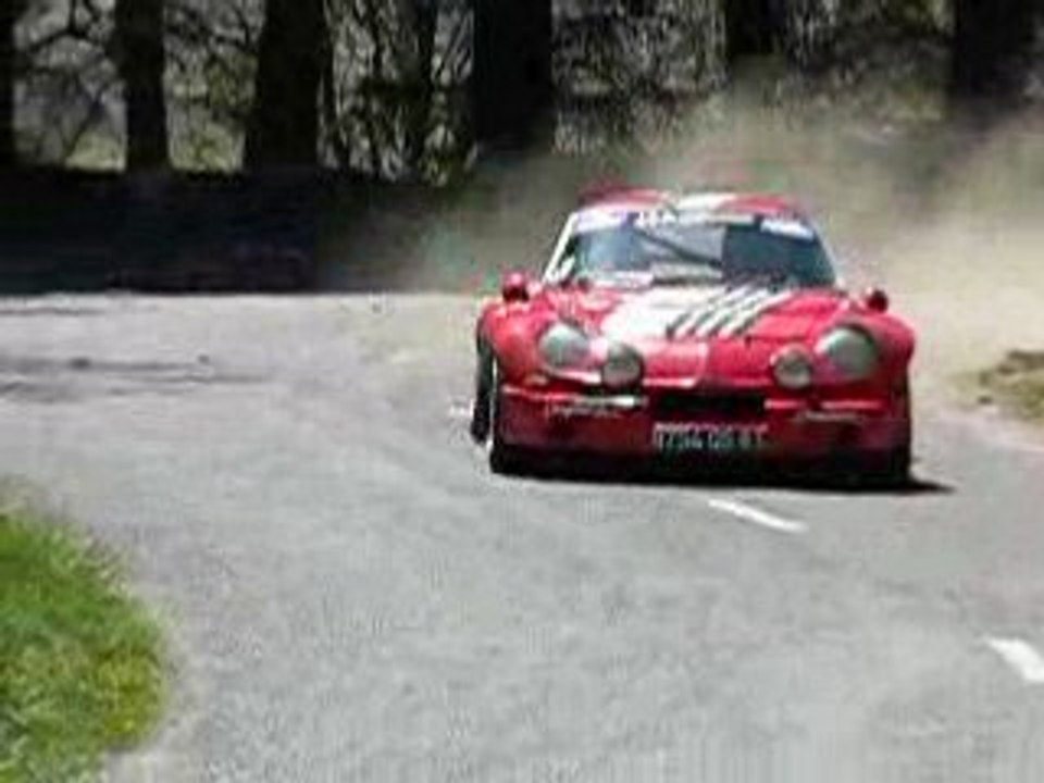 alpine A110 rally val d'agout 2008 es 4