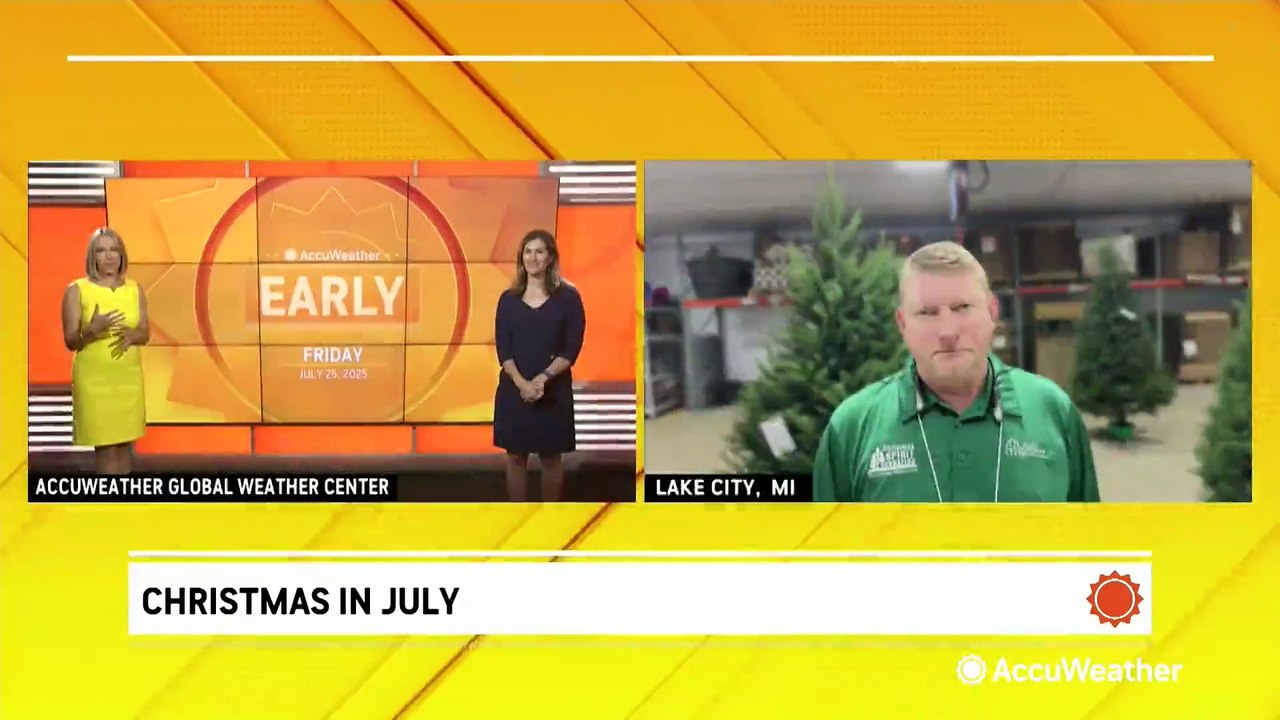 Christmas in July: Tree growers compete in Michigan