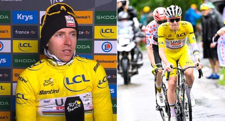 Tour de France 2025 - Tadej Pogacar : "Je pensais que Vingegaard voulait aussi gagner... mais il s'est juste accroché à ma roue"