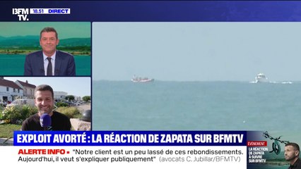 "Ce n'est que partie remise": Franky Zapata réagit après son échec de traversée de la Manche en Air scooter