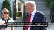 Trump: dazi con l'Ue, 50% di possibilità di accordo