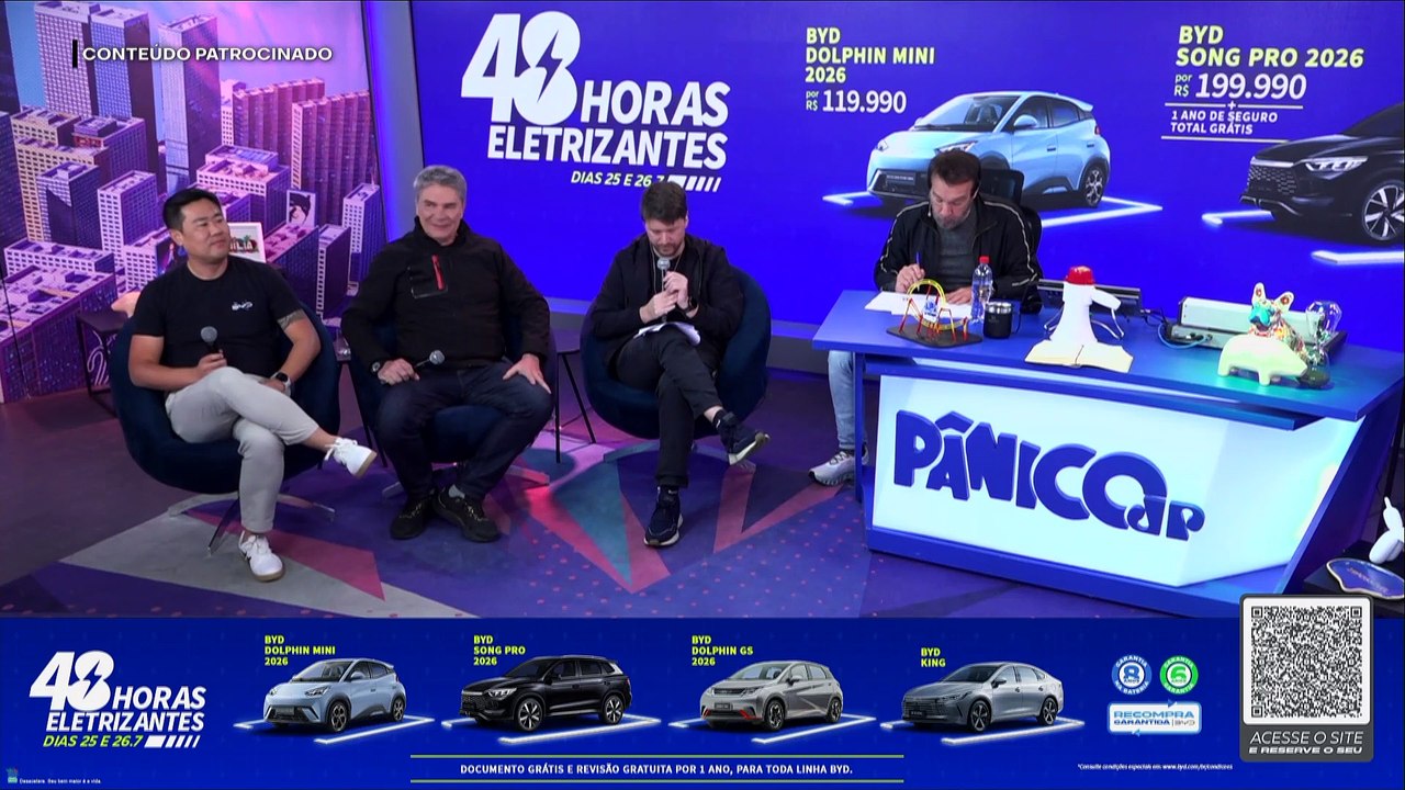 PROMOÇÃO IMPERDÍVEL NA BYD! JAPA E RUFFO REVELAM PRINCIPAIS LANÇAMENTOS DOS HÍBRIDOS E ELÉTRICOS