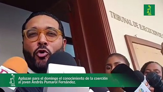 Aplazan para el domingo el conocimiento de la coerción al joven Andrés Pumarol Fernández