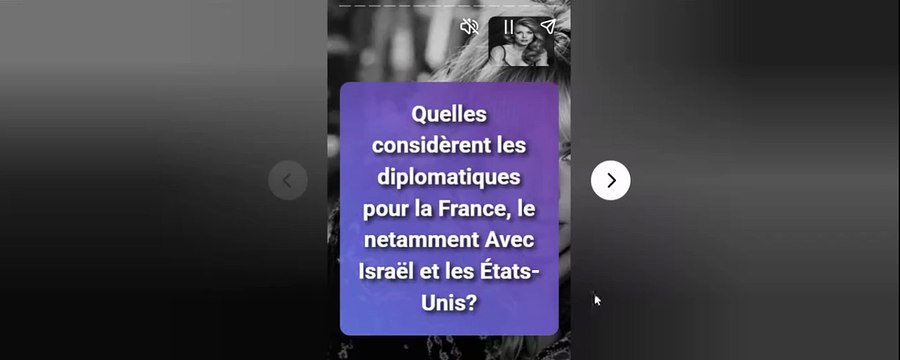 Quelles considèrent les diplomatiques pour la France, le netamment Avec Israël et les États-Unis