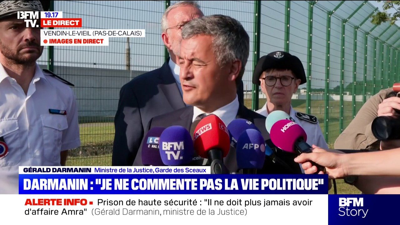 "Plus jamais d'affaire Amra", déclare Gérald Darmanin à propos de la mise en place des prisons de haute sécurité