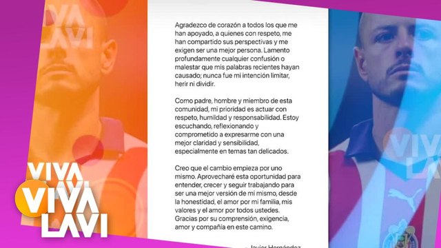 'Chicharito' Hérnandez ofrece disculpas tras polémicos videos