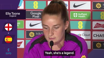 Lucy Bronze is a “beast”, says Toone
