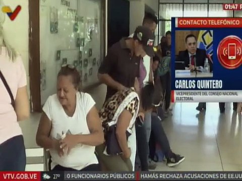 Vpdte. Del CNE Carlos Quintero: El cronograma avanza de forma firme y organizada