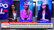 Macron anuncia que França vai reconhecer Estado Palestino | TEMPO REAL