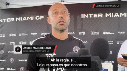 Mascherano contra el All-Star de la MLS: "Es una locura"
