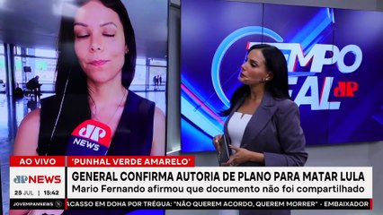 General confirma plano para matar Lula, Alckmin e Moraes | TEMPO REAL