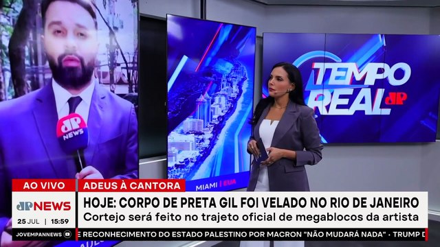 Corpo de Preta Gil foi velado no Rio de Janeiro | TEMPO REAL