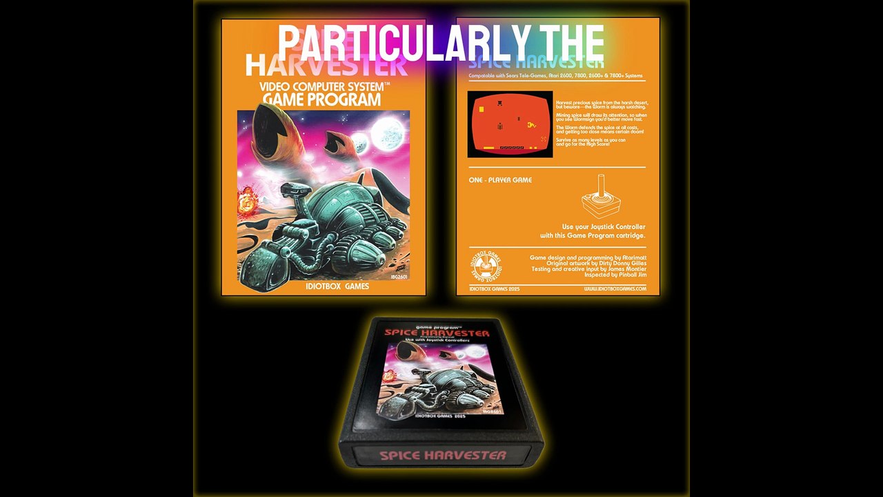 Dune Fans Can Operate a Spice Harvester in New Atari 2600 Game