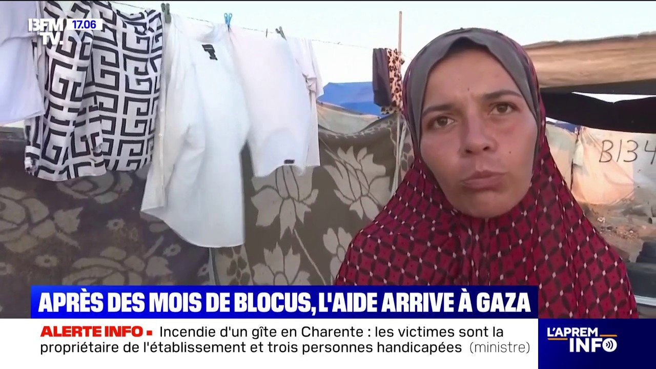 Gaza: l'aide humanitaire arrive après des mois de blocus