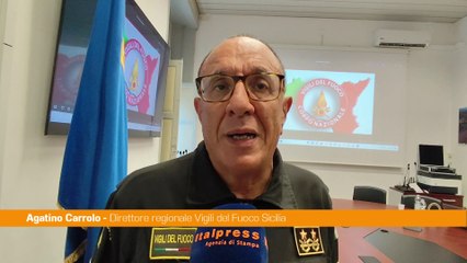 Incendi in Sicilia, Carrolo "In una settimana oltre 3 mila interventi"