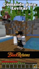 ¿Cuál es el comando de levitacion en minecraft?