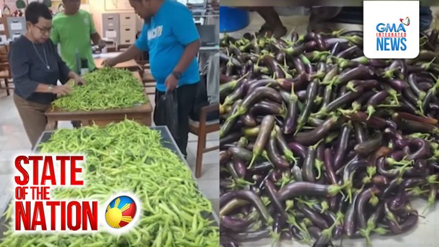 Tone-toneladang sili at talong, ipinamigay sa mga nasalanta ng bagyo't habagat | SONA