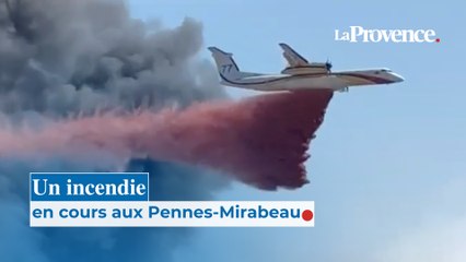 Un incendie en cours aux Pennes-Mirabeau