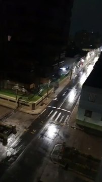 Chance de neve : Ciclone traz ventos fortes e maré alta para Grande Florianópolis; veja fotos