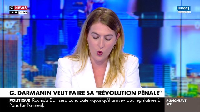 Punchline- Gérald Darmanin veut faire sa «révolution pénale»
