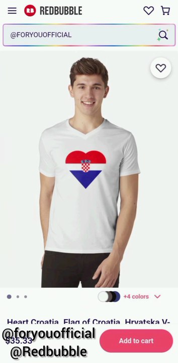Heart Croatia. Flag of Croatia. Hrvatska