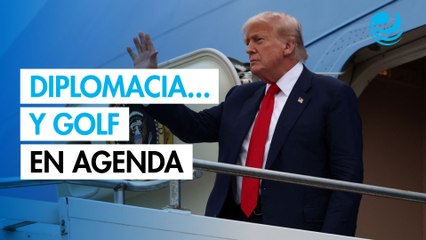 Trump llega a Escocia en visita que combina diplomacia y golf