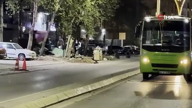 Kazı sırasında doğal gaz borusu delindi, mahalleyi gaz kokusu sardı