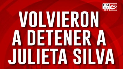 Volvieron a detener a Julieta Silva