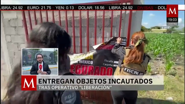 Entregan animales y bienes incautados a 'Familia Michoacana' tras 'Operación liberación' en Edomex