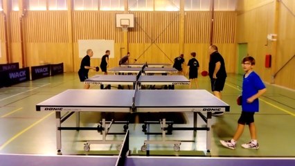 Entraînement de Tennis de Table à Nogent le 19/10/18 - Les pongistes de l'ASNTT