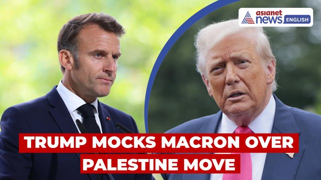 Trump Mocks Macron’s Palestine Move: 'What He Says Doesn’t Matter'