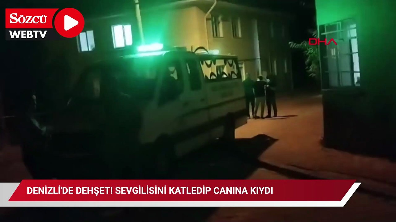 Denizli'de dehşet! Sevgilisini katledip canına kıydı