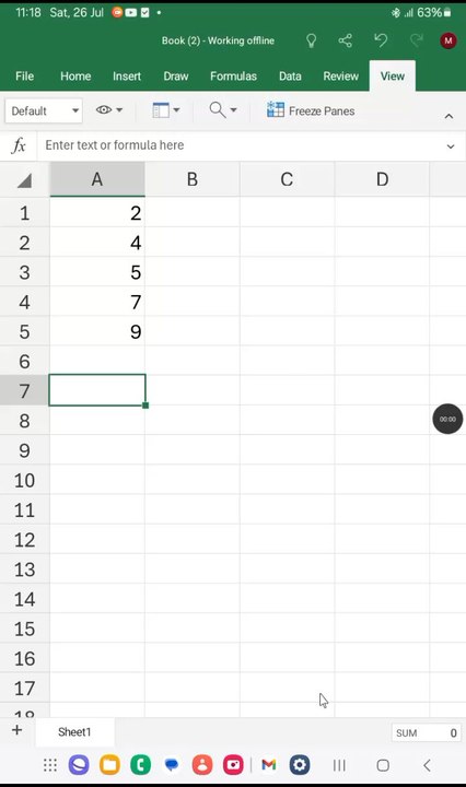 Excel 365 scan Formula example