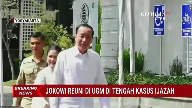 BREAKING NEWS - Momen Jokowi dan Iriana Hadiri Reuni Fakultas Kehutanan UGM