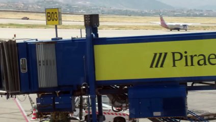 Summer 2025 Czech Republic, Eleftherios Venizelos Airport, waiting for the flight to prague