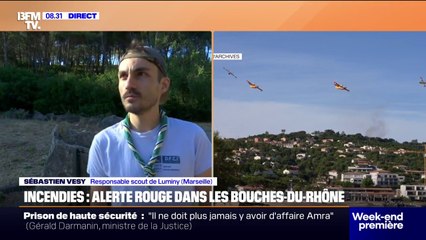 Vigilance rouge pour feux de forêt: les scouts en aide aux pompiers pour faire de la surveillance et de la prévention à Marseille