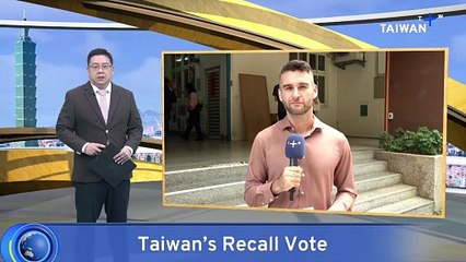Storms Near Taiwan Bring Wet Weather on Recall Election Day