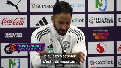 Amorim : "Avec Mbeumo et Cunha, on est clairement une meilleure équipe"