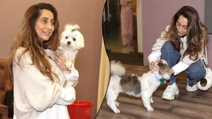Bliss Moments Captured On Camera: Anusha Dandekar Gets Snapped With Her Cute Little Doggo!