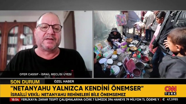 İsrailli vekil: Gazze'de açlık ve soykırım var, yaşananların hepsi İsrail'in suçudur
