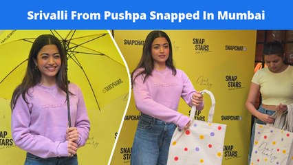 Pan - India Star: Srivalli From Pushpa Aka Rashmika Mandanna Snapped For An Event In Mumbai